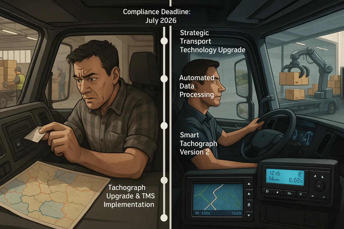 The European Shipper's Smart Tachograph 2 Roadmap: How to Turn August 2025's Compliance Deadline into a Strategic Transport Technology Upgrade