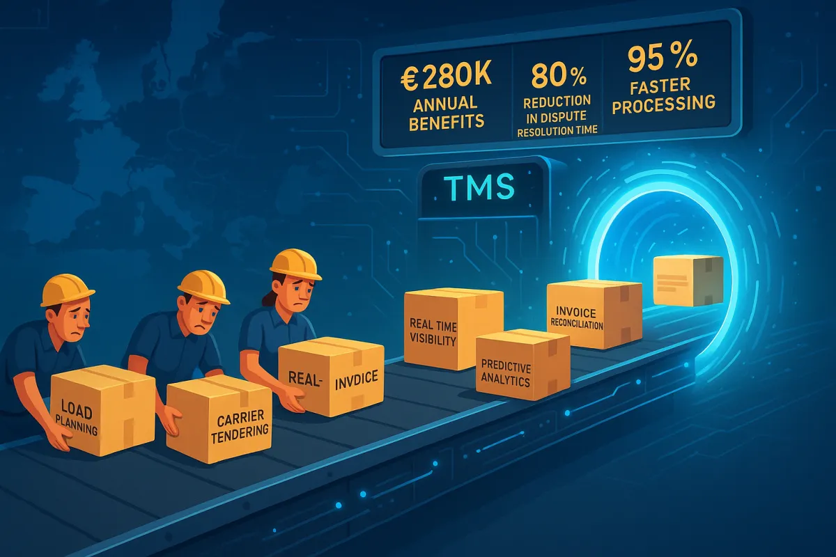 The €2.5 Billion Automation Paradox: How European Shippers Can Close the TMS Automation Gap Before AI-Powered Competitors Leave Manual Operations Behind