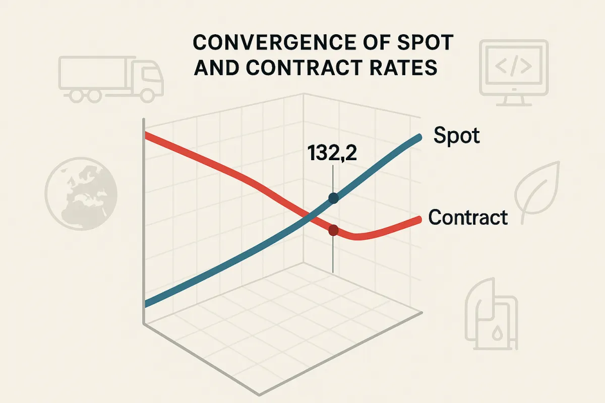 The European Shipper's Guide to Freight Procurement When Spot and Contract Rates Converge: Strategic Portfolio Management for 2025's Unprecedented Market Balance