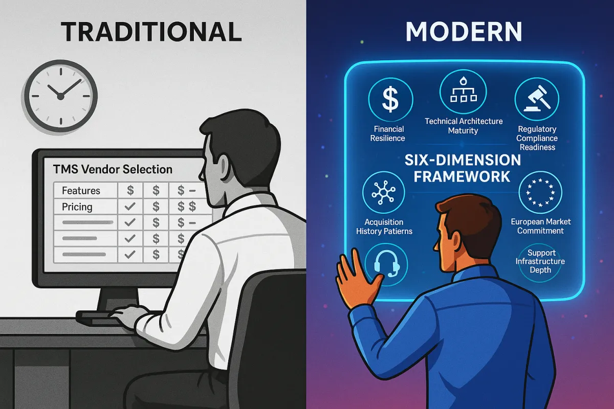 The European Shipper's Acquisition-Resistant TMS Vendor Selection Framework: How to Build Due Diligence Criteria That Protect Against Integration Failures When 66% of Technology Projects End in Disaster