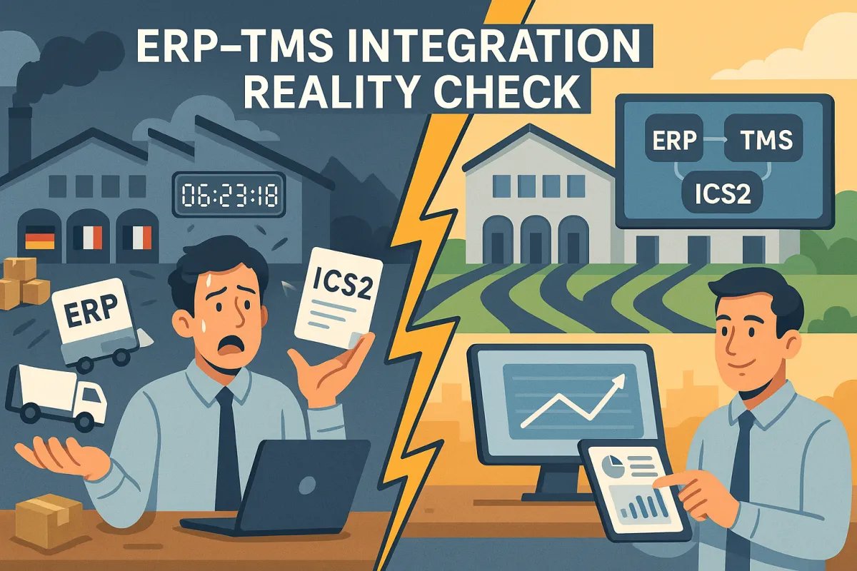 The €50,000 ERP-TMS Integration Reality Check: How European Manufacturers Can Build Cost-Effective ICS2 Compliance Frameworks Without Joining the 66% Project Failure Rate
