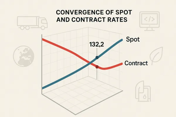 The European Shipper's Guide to Freight Procurement When Spot and Contract Rates Converge: Strategic Portfolio Management for 2025's Unprecedented Market Balance