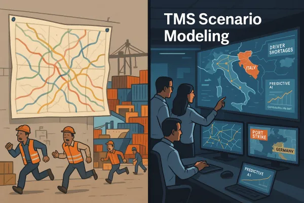 The TMS Scenario Modeling Revolution: How European Shippers Can Test Transport Strategies Before Implementation to Avoid the €2.8M Mistakes Hitting 67% of Network Changes