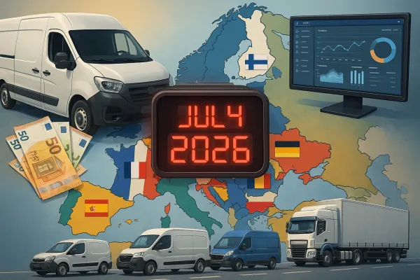 The €4,700 Van Fleet Challenge: How European Shippers Can Build Cost-Effective G2V2 Tachograph Implementation Strategies Before July 2026's Mandatory Deadline Creates Installation Bottlenecks