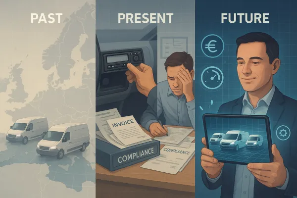 The €4,700 Van Fleet Transformation: How European Shippers Can Turn Mandatory G2V2 Tachograph Implementation Into Strategic TMS Advantage Before July 2026's Bottlenecks Crush Unprepared Competitors