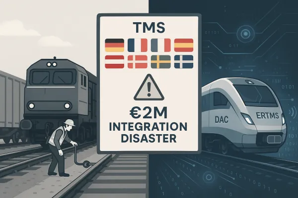 The European Shipper's Rail Freight Digitalization Challenge: How to Build TMS Integration Strategies for DAC and ERTMS Before Fragmented Implementations Create €2M Integration Disasters