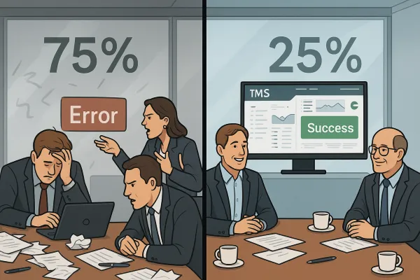The 75% TMS Implementation Disaster Rate: How European Manufacturers Can Build Failure-Proof Deployment Strategies While Navigating Vendor Consolidation and Regulatory Compliance Before 2027's Deadline Crisis